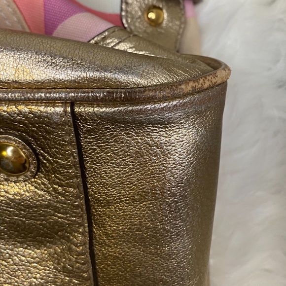 Coach Penelope Op Art Travel Luggage Bag - RARE 🦄 - Picture 8 of 10